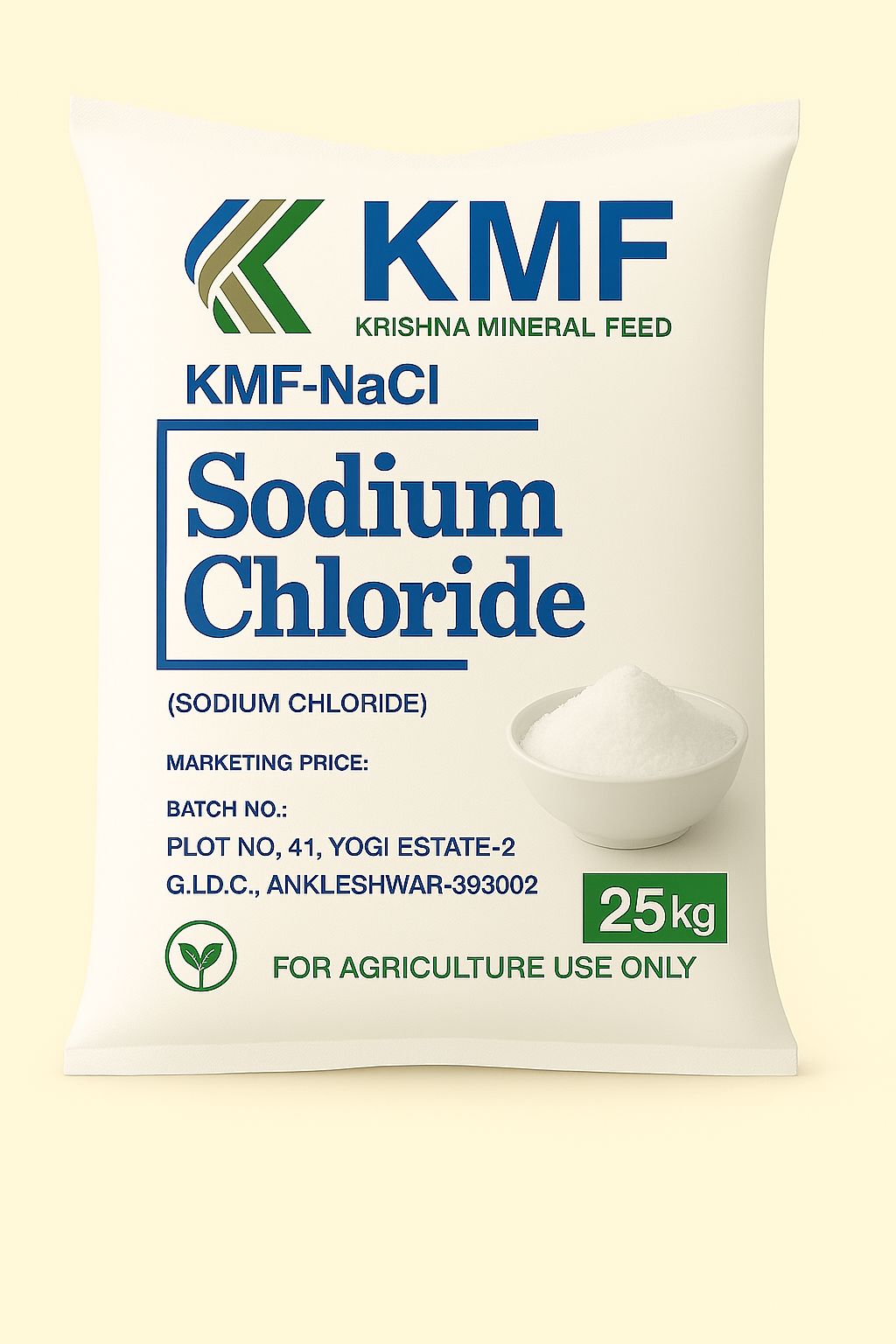 Sodium chloride bag