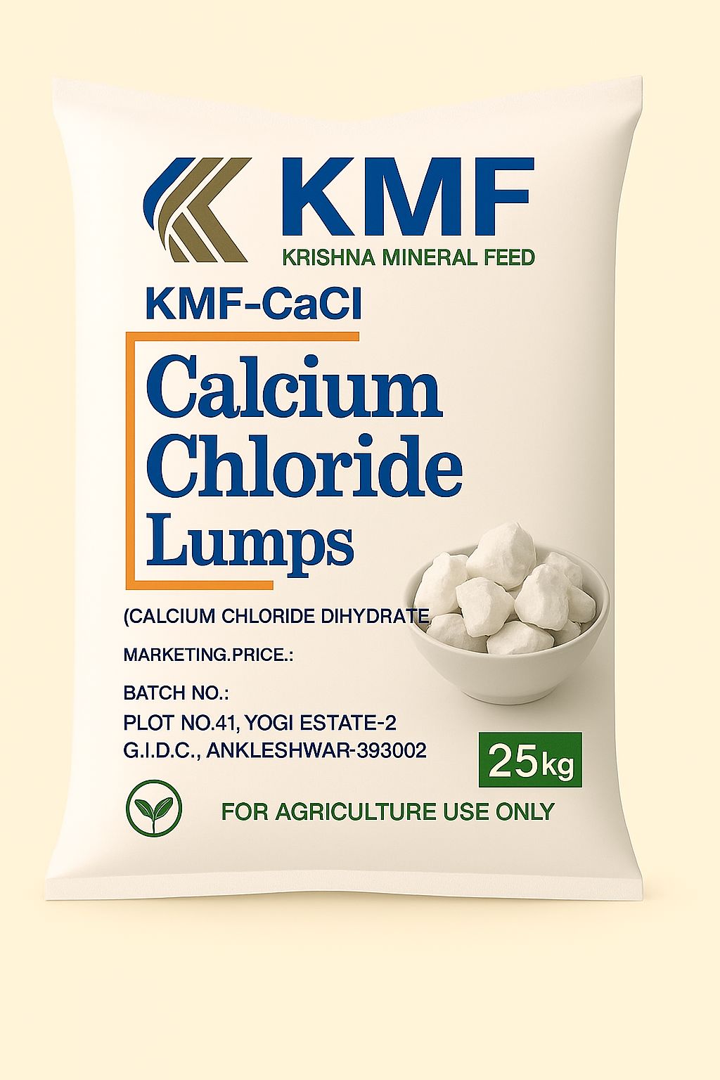 Calcium chloride bag