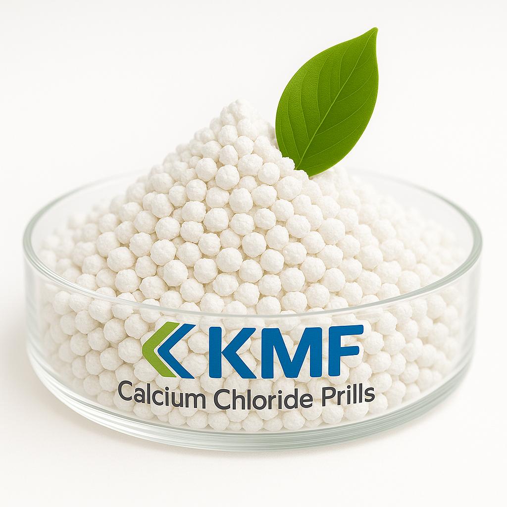 Calcium chloride prills